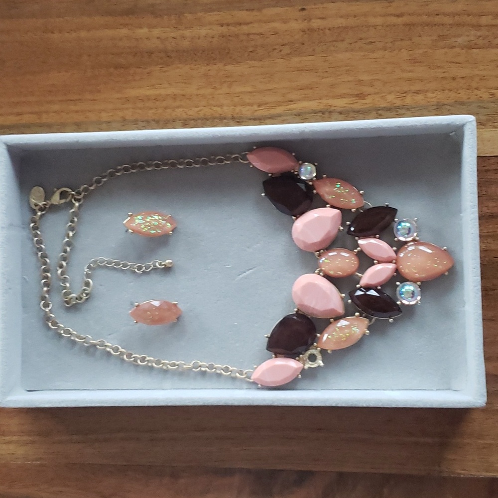 7. Statement Necklace and Earring set